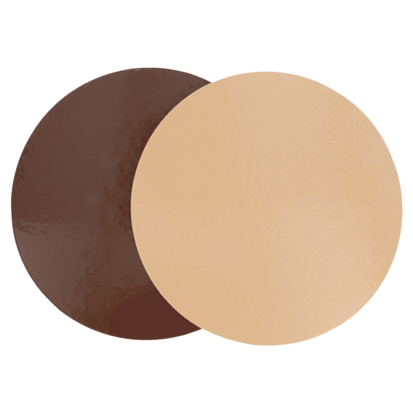 Garcia De Pou CARTONES PASTELERÍA DOBLE CARA 1100 G/M2 Ø 26 CM CHOCOLATE/PRALINÉ CARTÓN (100 UNID.)