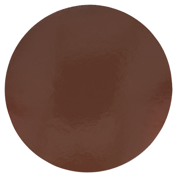 Garcia De Pou CARTONES PASTELERÍA DOBLE CARA 1100 G/M2 Ø 28 CM CHOCOLATE/PRALINÉ CARTÓN (100 UNID.)