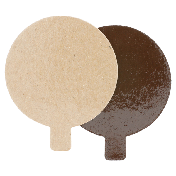 Garcia de pou CARTONES PASTELERÍA DOBLE CARA 1100 G/M2 Ø 8 CM CHOCOLATE/PRALINÉ CARTÓN (200 UNID.)