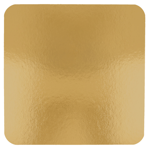 Garcia De Pou CARTONES PASTELERÍA DOBLE CARA 950 G/M2 20x20 CM ORO/NEGRO CARTÓN (50 UNID.)