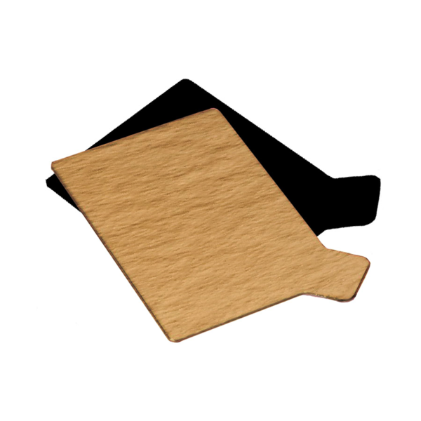 Garcia de pou CARTONES PASTELERÍA DOBLE CARA 950 G/M2 5 5x9.5 CM ORO/NEGRO CARTÓN (250 UNID.)