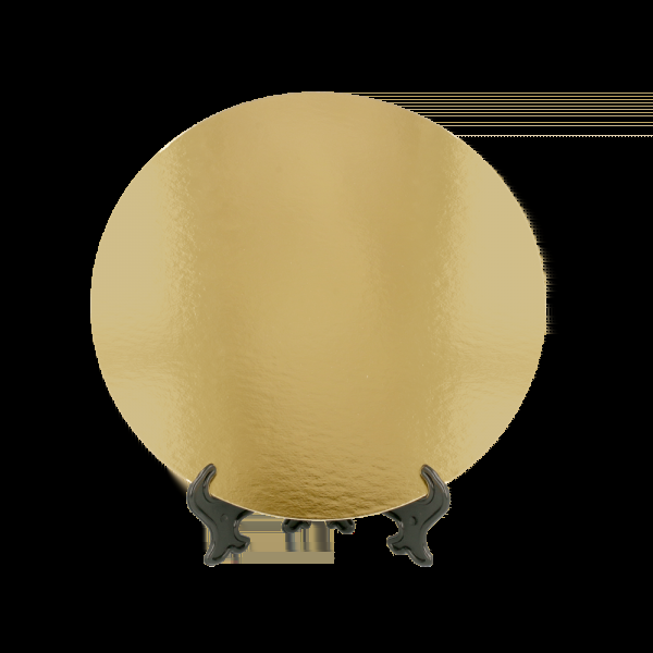 Garcia de pou CARTONES PASTELERÍA DOBLE CARA 950 G/M2 Ø 20 CM ORO/NEGRO CARTÓN (100 UNID.)