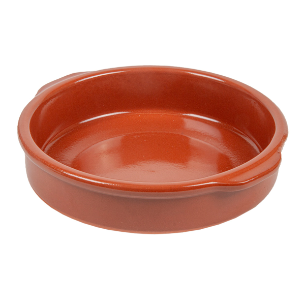 Garcia de pou CAZUELA CON ASAS 550 ML Ø17x4 5 CM MARRÓN CERÁMICA (12 UNID.)