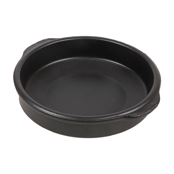 Garcia de pou CAZUELA CON ASAS 850 ML Ø20x5 CM NEGRO CERÁMICA (8 UNID.)