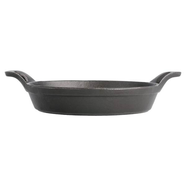 Garcia De Pou CAZUELA OVAL 720 Ml 21 5(27 5)x15x4 5 CM NEGRO HIERRO (8 UNID.)