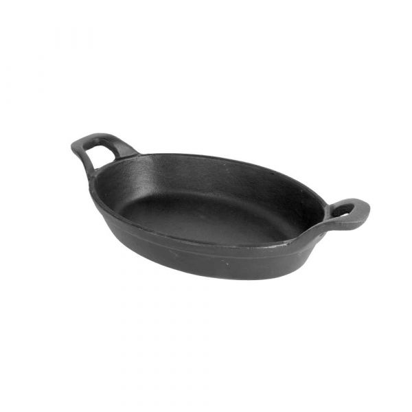 Garcia de pou CAZUELA OVAL 720 ml 21 5(27 5)x15x4 5 CM NEGRO HIERRO (8 UNID.)