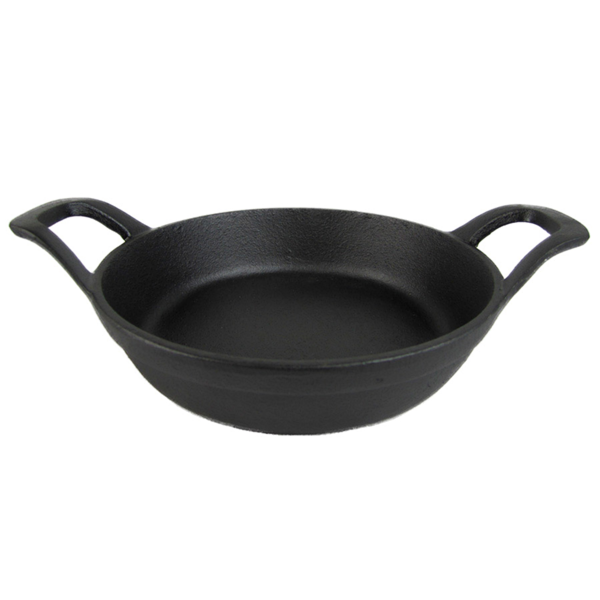 Garcia de pou CAZUELA REDONDA 500 ml Ø 16(22 3)x3 7 CM NEGRO HIERRO (8 UNID.)