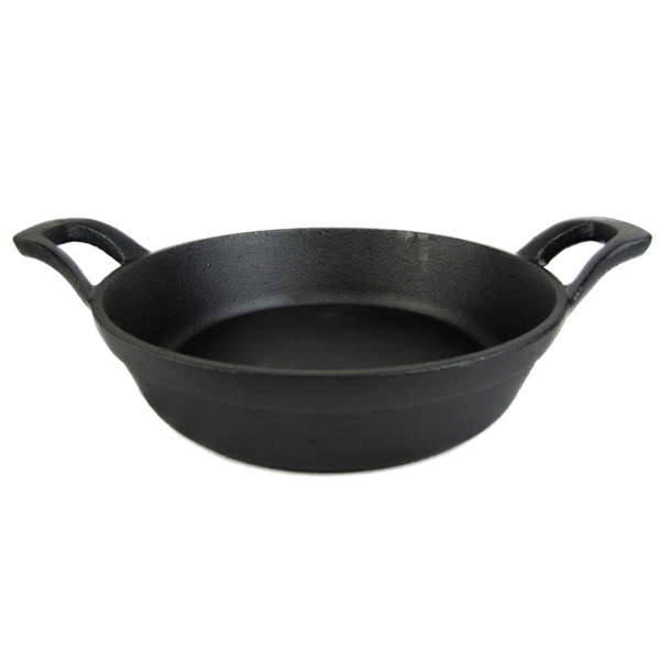 Garcia de pou CAZUELA REDONDA 750 ml Ø 18(24 4)x4 3 CM NEGRO HIERRO (8 UNID.)