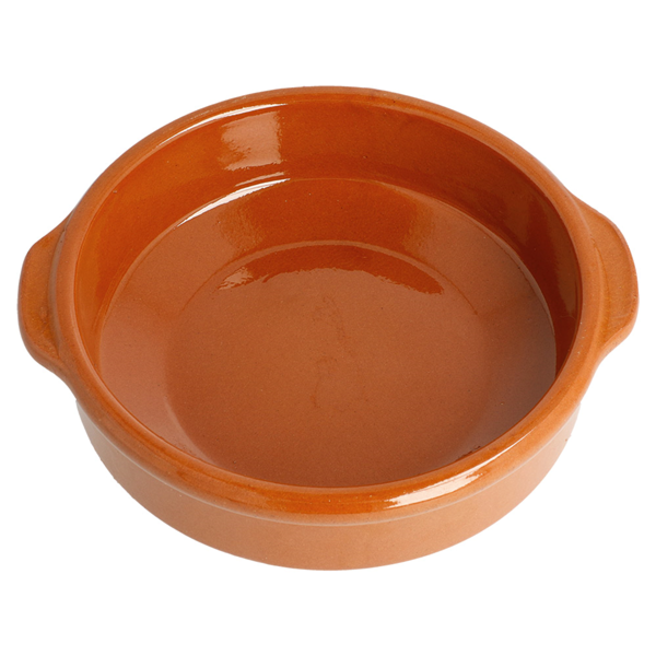 Garcia De Pou CAZUELAS DE LOZA CON ASAS 450 ML Ø 15x4 5 CM MARRÓN ROJIZO CERÁMICA (20 UNID.)