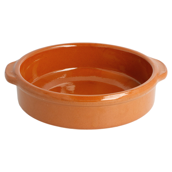 Garcia de pou CAZUELAS DE LOZA CON ASAS 450 ML Ø 15x4 5 CM MARRÓN ROJIZO CERÁMICA (20 UNID.)
