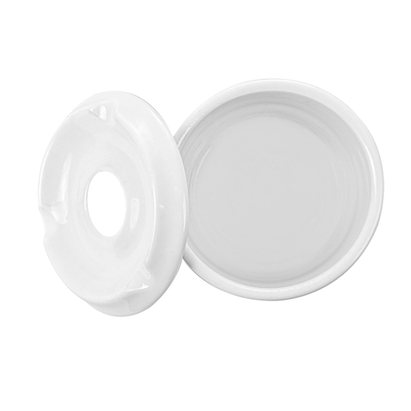 Garcia De Pou CENICEROS AGUA Ø 8 7x6 CM BLANCO PORCELANA (6 UNID.)