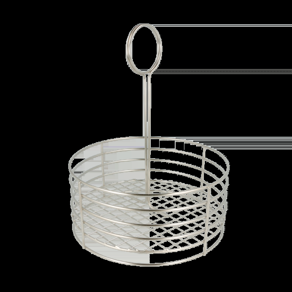 Garcia de pou CESTA CONDIMENTOS Ø 19x24 CM PLATEADO INOX (1 UNID.)