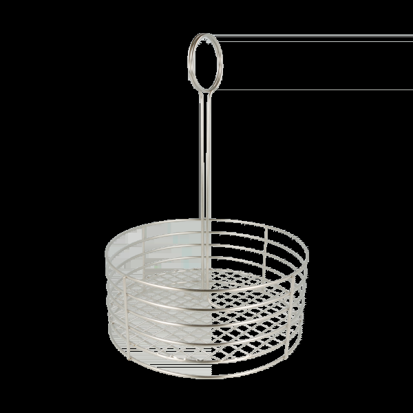 Garcia de pou CESTA CONDIMENTOS Ø 22x30 5 CM PLATEADO INOX (1 UNID.)