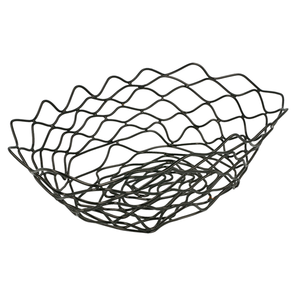 Garcia De Pou CESTA OVAL 24x15 2x7 CM NEGRO ACERO (1 UNID.)