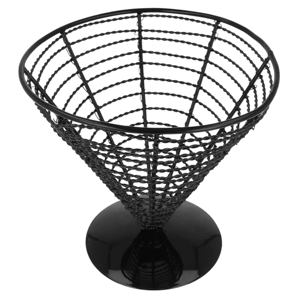 Garcia De Pou CESTA PRESENTACIÓN Ø 18x17 5 CM NEGRO ACERO (1 UNID.)