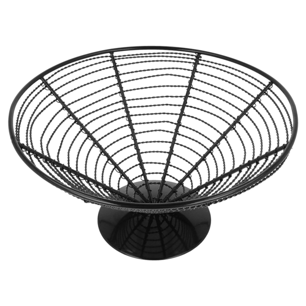 Garcia De Pou CESTA PRESENTACIÓN Ø 23x12 5 CM NEGRO ACERO (1 UNID.)