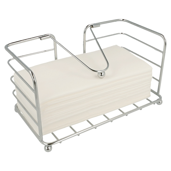 Garcia De Pou CESTA TOALLAS 23x12 5x12 5 CM CROMADO INOX (1 UNID.)
