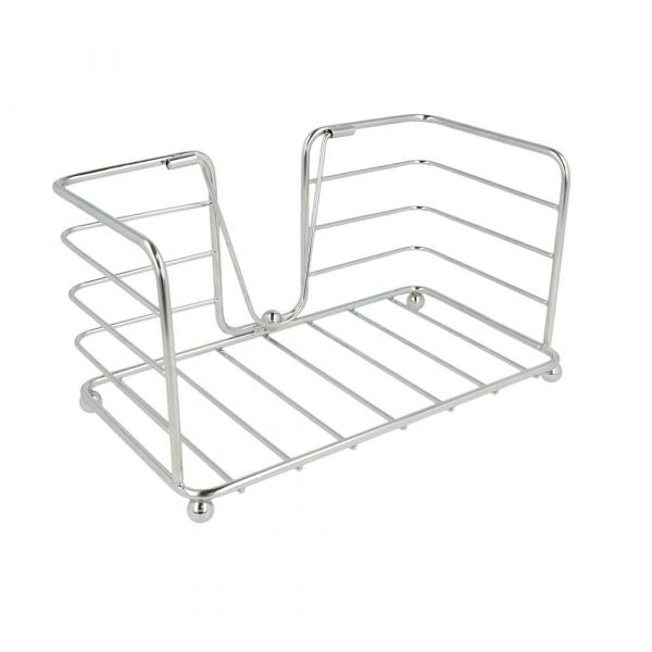 Garcia de pou CESTA TOALLAS 23x12 5x12 5 CM CROMADO INOX (1 UNID.)