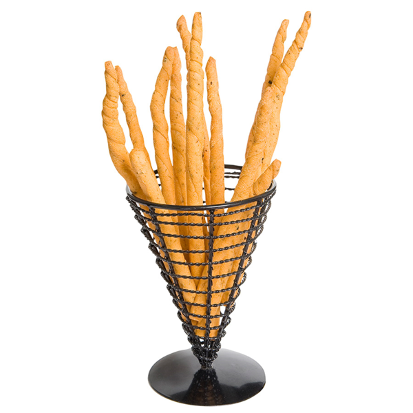 Garcia De Pou CESTAS PRESENTACIÓN Ø 12 8x22 5 CM NEGRO ACERO (1 UNID.)