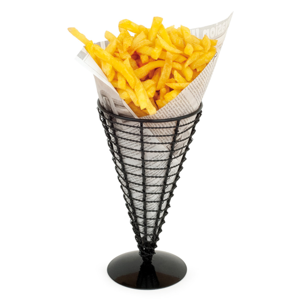 Garcia de pou CESTAS PRESENTACIÓN Ø 12 8x22 5 CM NEGRO ACERO (1 UNID.)