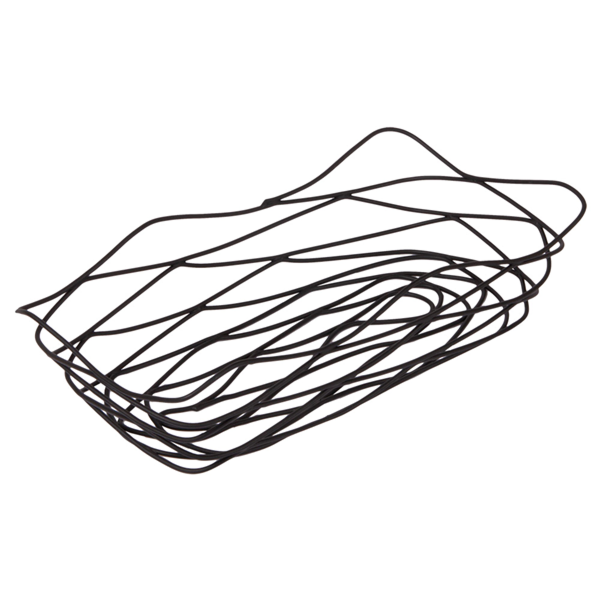 Garcia De Pou CESTAS RECTANGULARES 25 5x12 5x6 CM NEGRO ACERO (1 UNID.)