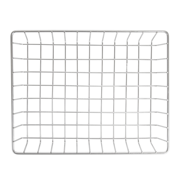 Garcia De Pou CESTAS RECTANGULARES 'ARTINOX' 23x18x2 5 CM PLATEADO INOX (1 UNID.)