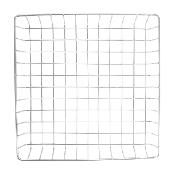 Garcia De Pou CESTAS RECTANGULARES 'ARTINOX' 23x23x2 5 CM PLATEADO INOX (1 UNID.)