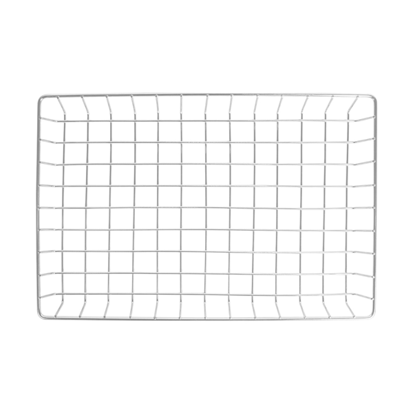 Garcia De Pou CESTAS RECTANGULARES 'ARTINOX' 30 5x20x2 5 CM PLATEADO INOX (1 UNID.)