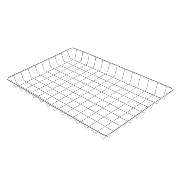 Garcia de pou CESTAS RECTANGULARES 'ARTINOX' 30 5x20x2 5 CM PLATEADO INOX (1 UNID.)