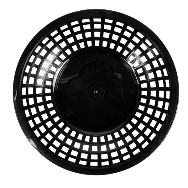 Garcia De Pou CESTAS REDONDAS Ø 20x5 CM NEGRO PP (12 UNID.)