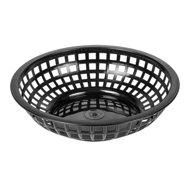 Garcia de pou CESTAS REDONDAS Ø 20x5 CM NEGRO PP (12 UNID.)