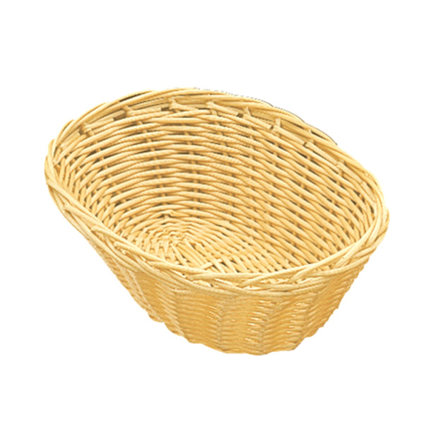 Garcia de pou CESTAS SÍMIL MIMBRE OVALES 17 8x13x5 CM NATURAL PP (12 UNID.)