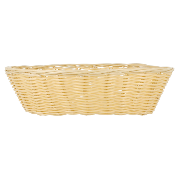 Garcia De Pou CESTAS SÍMIL MIMBRE OVALES 25x16 6x7 5 CM NATURAL PP (12 UNID.)