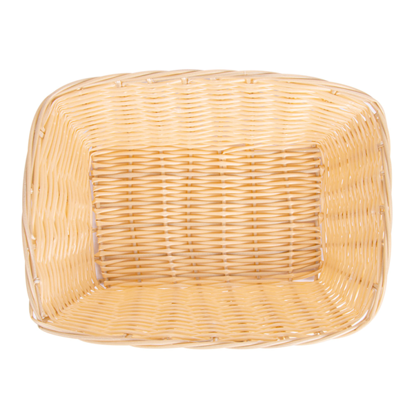 Garcia De Pou CESTAS SÍMIL MIMBRE RECTANGULARES 22x14x6 5 CM NATURAL PP (12 UNID.)