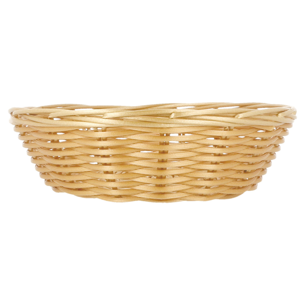 Garcia De Pou CESTAS SÍMIL MIMBRE REDONDAS Ø 18x5 CM NATURAL PP (12 UNID.)