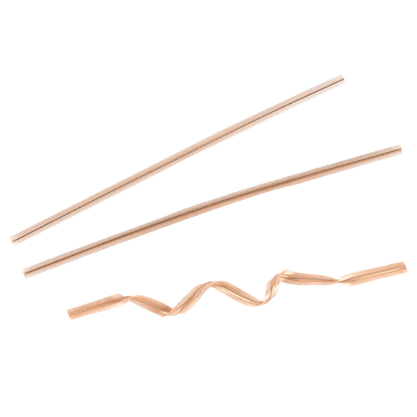 Garcia de pou CIERRES BOLSAS 9 5 CM NATURAL KRAFT (100 UNID.)