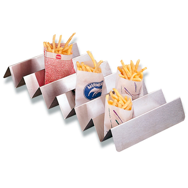 Garcia de pou CLASIFICADOR BOLSAS FRITAS 'ARTINOX' 47x25x5 5 CM PLATEADO INOX (1 UNID.)