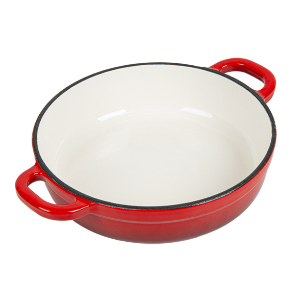 Garcia De Pou COCOTTE REDONDA CON TAPA 1 9 L Ø 23x5 8 CM ROJO HIERRO (4 UNID.)