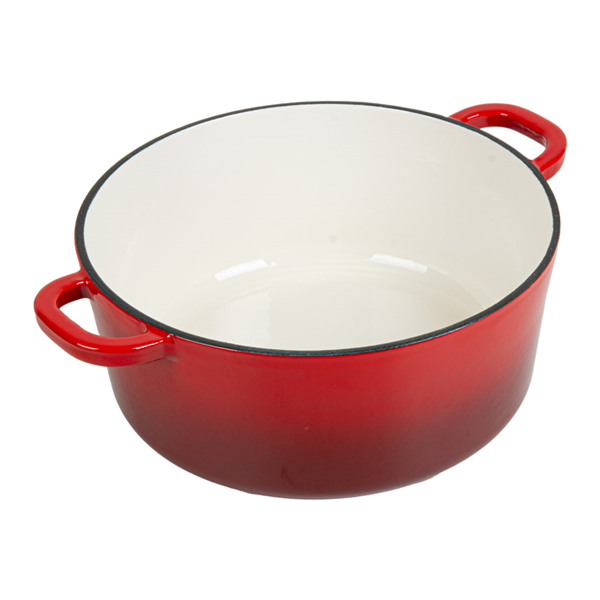 Garcia De Pou COCOTTE REDONDA CON TAPA 5 2 L Ø 26x11 5 CM ROJO HIERRO (2 UNID.)