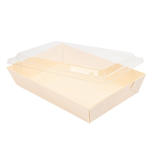 Garcia De Pou COMBO BARQUILLAS + TAPAS PET 21 5x14 5x4 CM NATURAL MADERA (200 UNID.)