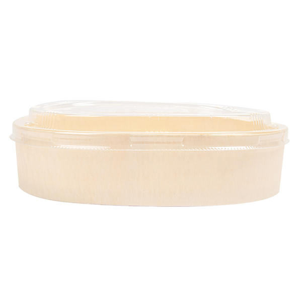 Garcia De Pou COMBO RECIPIENTES + TAPAS PET 19 3x14 5x4 5 CM NATURAL MADERA (100 UNID.)