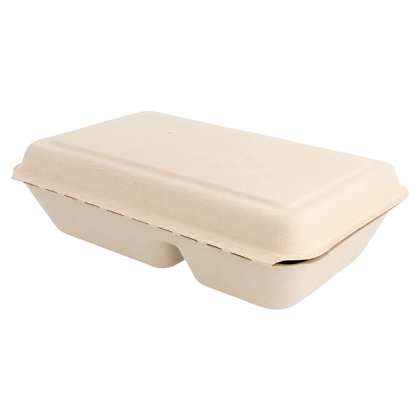 Garcia De Pou CONCHAS 2 COMPART. 'BIONIC' 1 L 16 5x22 5x6 4 CM NATURAL BAGAZO (500 UNID.)