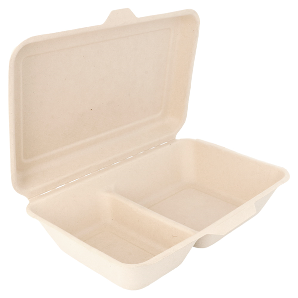 Garcia De Pou CONCHAS 2 COMPART. 'BIONIC' 1 L 16 5x22 5x6 4 CM NATURAL BAGAZO (500 UNID.)