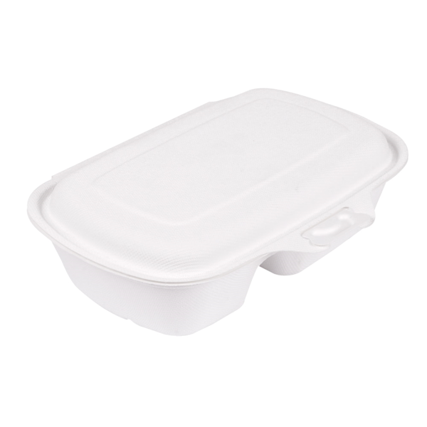 Garcia De Pou CONCHAS 2 COMPART. 'BIONIC' 900 ML 22 4x14x6 CM BLANCO BAGAZO (400 UNID.)