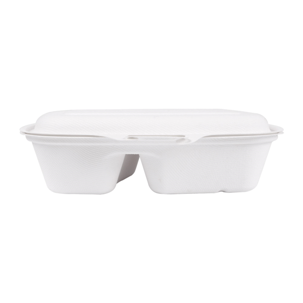 Garcia De Pou CONCHAS 2 COMPART. 'BIONIC' 900 ML 22 4x14x6 CM BLANCO BAGAZO (400 UNID.)