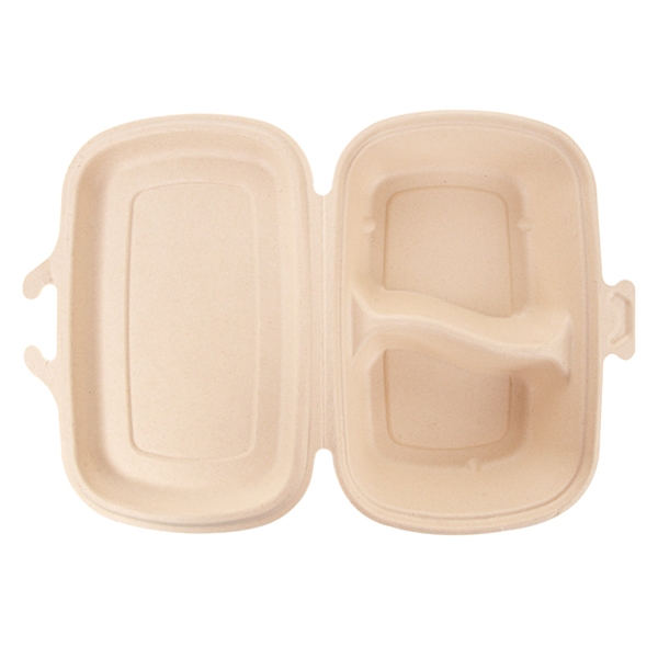 Garcia De Pou CONCHAS 2 COMPART. 'BIONIC' 900 ML 22 4x14x6 CM NATURAL BAGAZO (400 UNID.)