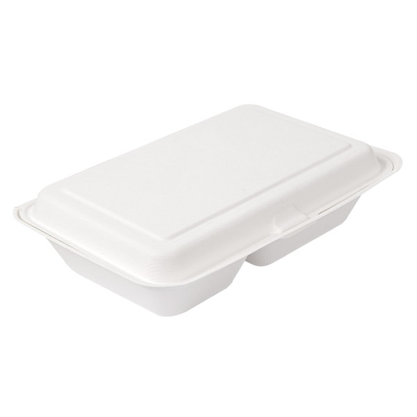 Garcia De Pou CONCHAS 2 COMPART. 'BIONIC' 940 ML 25 5x16 5x7 CM BLANCO BAGAZO (250 UNID.)