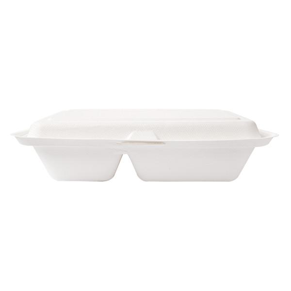 Garcia De Pou CONCHAS 2 COMPART. 'BIONIC' 940 ML 25 5x16 5x7 CM BLANCO BAGAZO (250 UNID.)