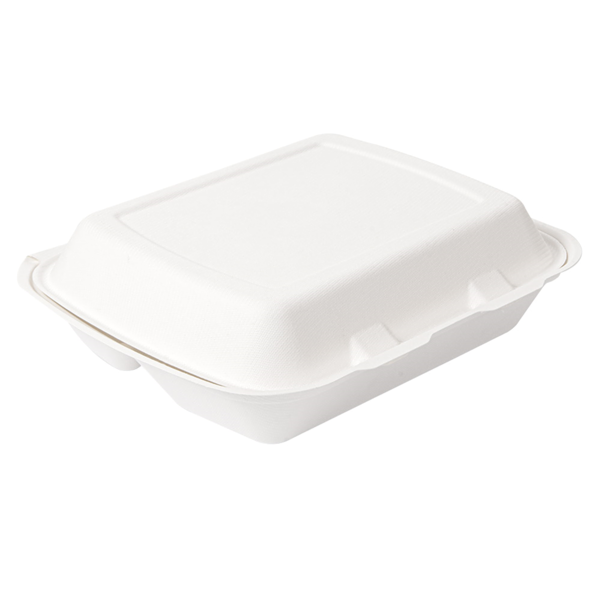 Garcia De Pou CONCHAS 3 COMPART. 'BIONIC' 950 ML 23x18x7 3 CM BLANCO BAGAZO (200 UNID.)