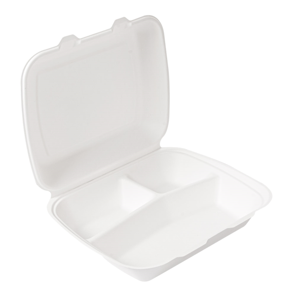 Garcia de pou CONCHAS 3 COMPART. 'BIONIC' 950 ML 23x18x7 3 CM BLANCO BAGAZO (200 UNID.)